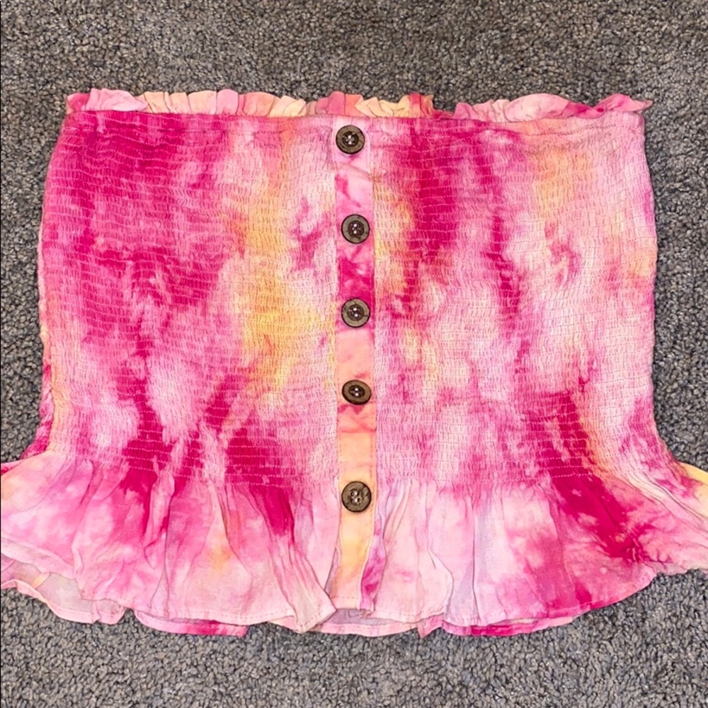 Tye dye tube top